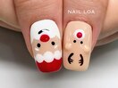クリスマスネイル