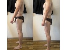 町田筋膜リリース Salon MyONE（筋膜/アイブロウ/セラピール）【マイワン】/姿勢改善ビフォーアフター