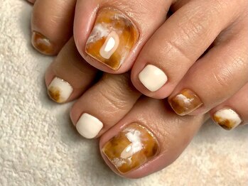 オーラリー ネイル アート メゾン(ORRERY nail art maison)/フット / べっ甲