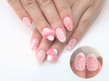 ネイルコレクション ピンク(Nail Collection Pink)/ジェル定額¥8990★囲みパール