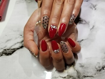 シュガーネイル(sugar nail)/シースルーネイル