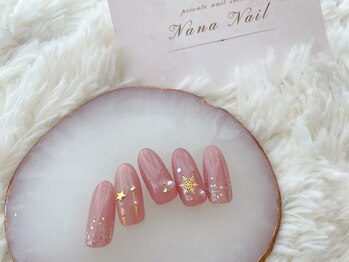 ナナネイル(Nana nail)/冬ネイル♪クリスマスネイル