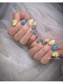 アネラネイル(Anela Nail)/ジェルアート10本+3dアート