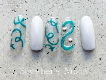 サロンストロベリームーン(Salon Strawberry Moon)/ニュアンスネイル ¥6980