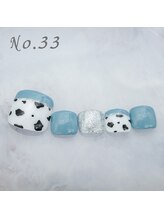 はあとねいる 渋谷三丁目店/フットネイル：No.33