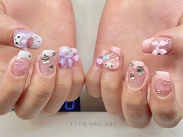 ゆめかわ3Dネイル