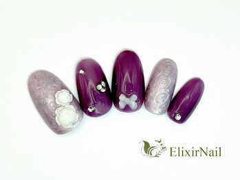 エリクサーネイル 池袋(Elixir Nail)/定額a シンプル/クーポン使用