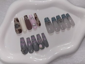 ネイルライフ 目黒店 恵比寿 白金(NailLife)/クロムボーダーネイル