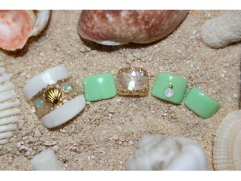 ネイルサロン ユーア(Yu a)/フット定額デザイン¥8480