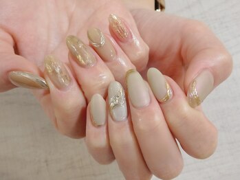 ラルネイル 大宮(Lull. nail)/＊グレージュ＊ニュアンス＊