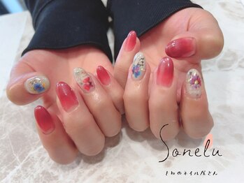 ソネル(Sonelu)/フラワーネイル
