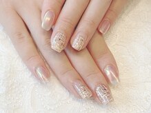 ブレスネイル(brace Nail)/ピンクツィードネイル
