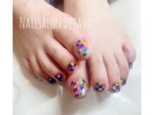 デジャヴ(Dejave)/ミラーボールフットネイル