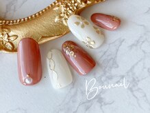 ネイルアンドアイラッシュ ボネール 銀座店(lash Bounail)/ゴージャス　ミラー　フラワー