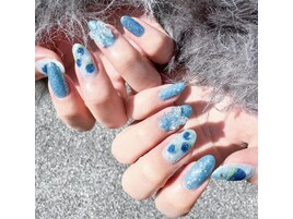 【オーナー限定】ブルー花アート