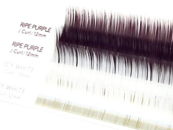 ミニョンアイラッシュデザインサロン 北花田店/フラットマットラッシュカラー♪