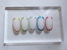 ポピー(Poppy)/カラフル囲みネイル