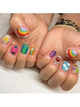 ネイルスペース ジェイズ ピンキー(NAIL SPACE J's PINKY)/夏!ネイル
