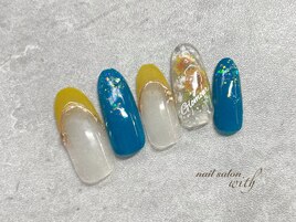 ひまわりネイル