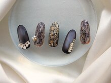 ネイル スパ ココプラス(Nail spa Cocoplus)/ニュアンスお正月ネイル