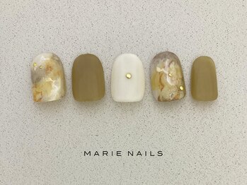 マリーネイルズ 横浜店(MARIE NAILS)/定額¥7,700 イエロー 0418c