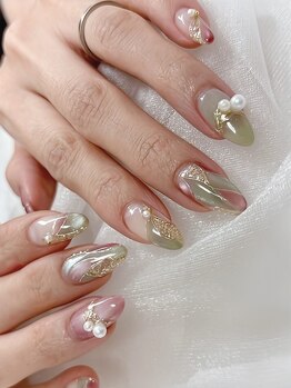 ネイルアンドアイラッシュ シシュ なんば本店(nail&eyelash SyiSyu)/マグネットアート