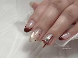 クリスマスプレゼントネイル