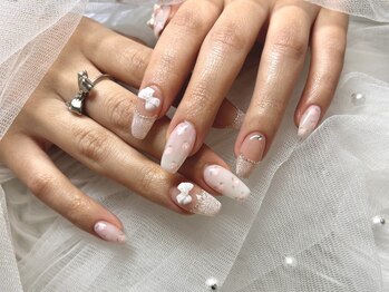 #小花柄#レース