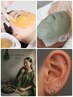 マツヤニお顔WAX+クレイ泥パック+よもぎ蒸し30分+耳ツボジュエリー10粒