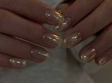 フィロンネイル 武蔵小杉店(filonnail)/ワンカラー×オーロラ