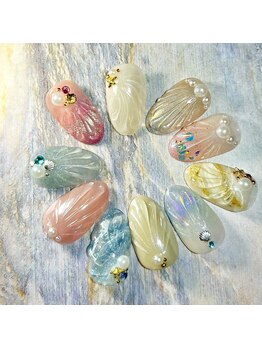 となりの花 清瀬の写真/初回オフ無料◆【定額シンプル/トレンド/ボリューム】上品なモテ可愛デザインで愛されネイルへ♪