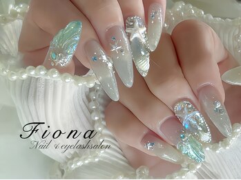 フィオナ 大久保店(Fiona)の写真/【大久保駅30秒】新宿/新大久保☆韓国ワンホンちゅるんネイル♪立体パーツ×スカルプ長さ出し◎人気サロン