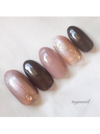 繊細上品なマグネットネイル☆