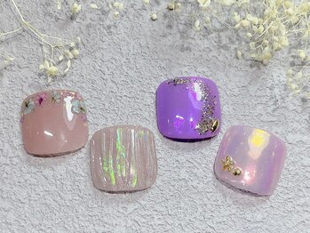 パール 池袋店(PEARL)/フット2本アート デザインコース