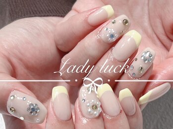 春フラワーネイル