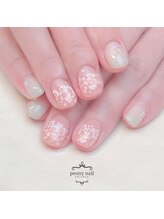 ピオニーネイル(peony nail)/満開の桜