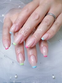 夏のフレンチネイル