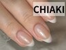 【CHIAKI】オフ無料☆美フォルム施術込!王道フレンチネイル☆6000円→5300円