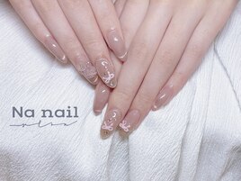 大人リボンネイル