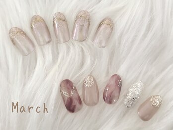 ナイスデイ(Niceday!)/ネイリストまき 3月デザイン