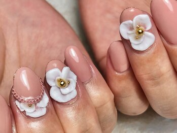オーラリー ネイル アート メゾン(ORRERY nail art maison)/ハンド / 3Dフラワー