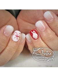 あけまして　うさぎ年