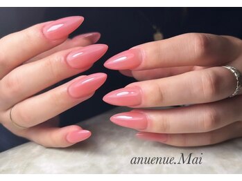 ぷっくりピンクネイル