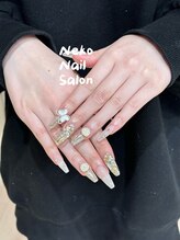 ネコ(Neko)/ゴールド　長さだし　ラメグラ