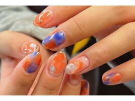 オレンジ×シアーニュアンス