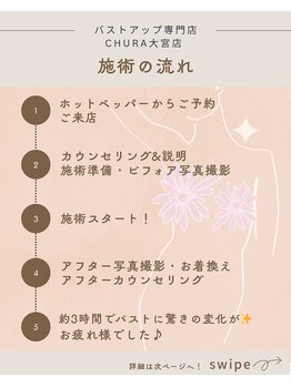 チュラ 大宮店(Chura)/バストアップ施術の流れ(1/6)