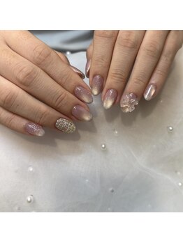 ララアンジュ(LaLa-Ange)/ツイードネイル