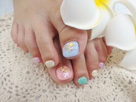 ★ＦＯＯＴシェルで夏デザイン★
