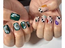 アウトプットネイルサロン(Out put nail salon)の雰囲気（1.5時間コース。数本や片手にペイントアートなど希望の方に。）