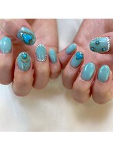 リジョイスヘア エン(REJOICE hair EN)/手描きアート